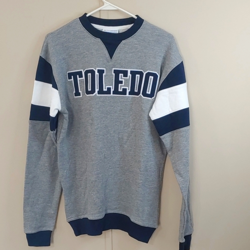 Champion Toledo Sweatshirt Unisex Size XS Heather Gray Crewneck Sweater